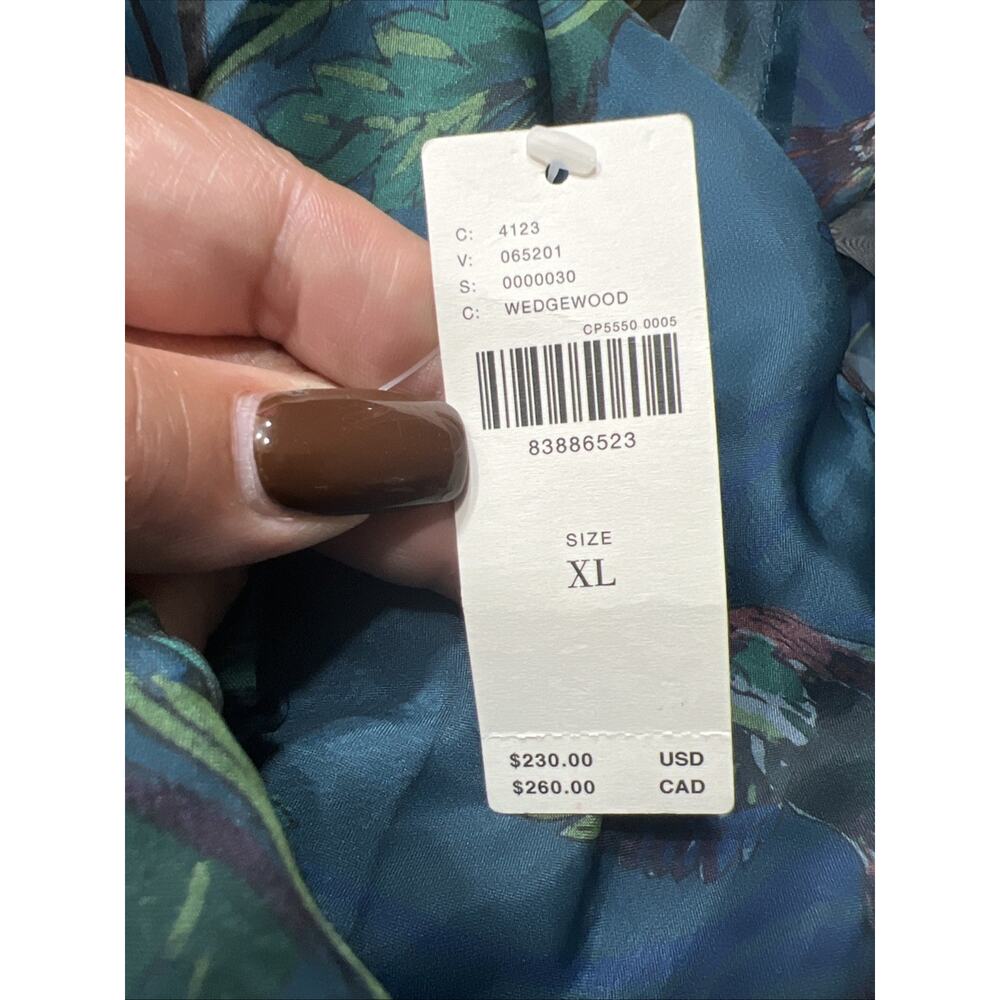 NWT Anthropologie Teal Floral Jumpsuit - Picture 13 of 16